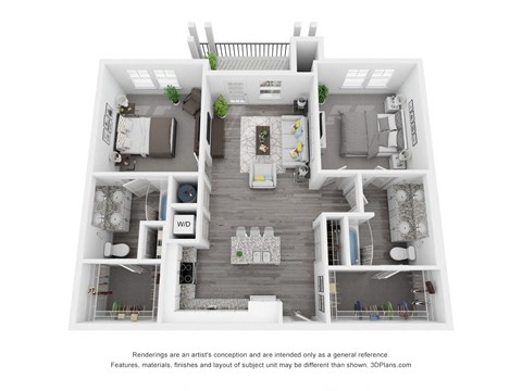 a floor plan of a 1 bedroom floor plan